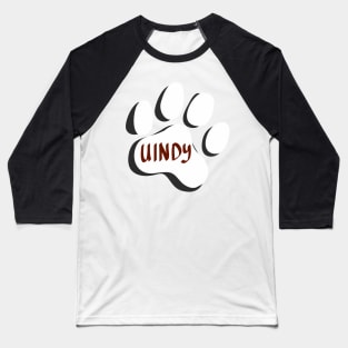 University of Indianapolis Greyhounds Paw Print Baseball T-Shirt